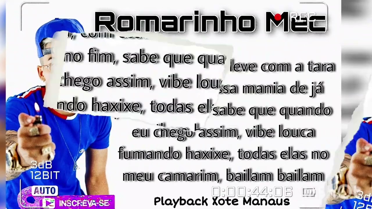 ROMARINHO MEC/ PLAYBACK XOTE MANAUS ANDREY SOUZA/ FORRÓ DO GALERAL/ O BRUXO CHEGOU / AMAZONAS