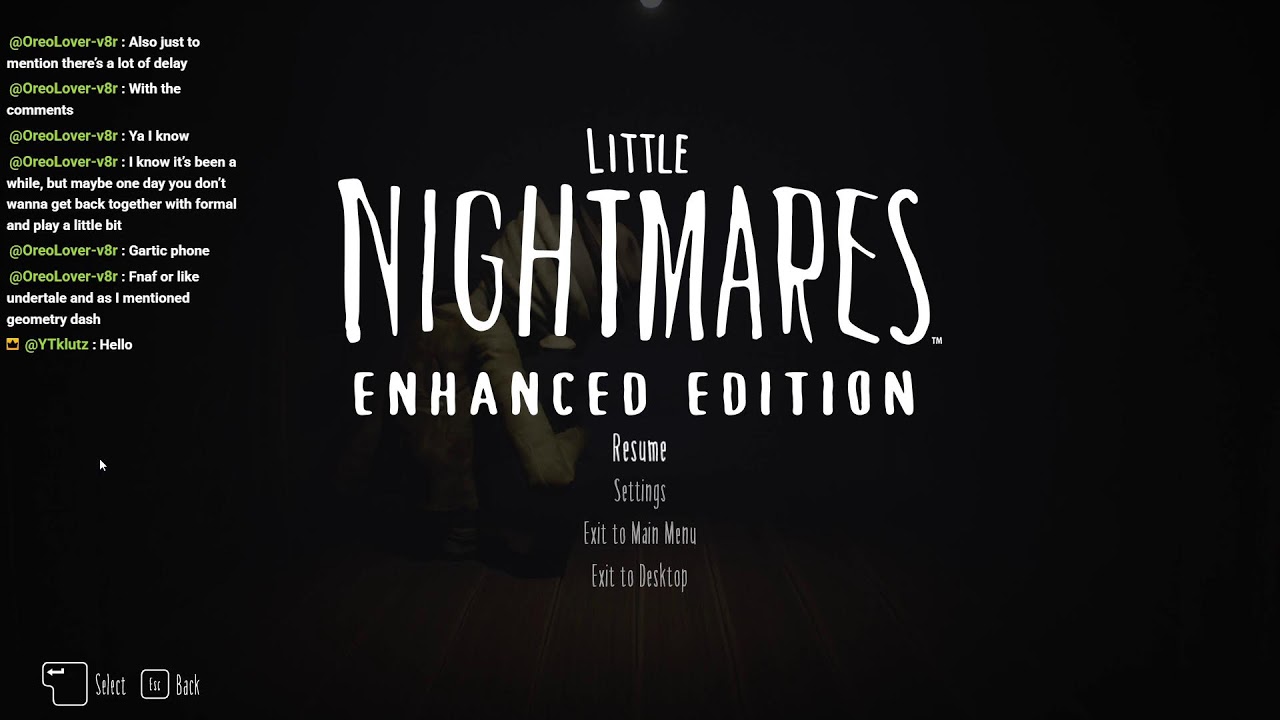 Little Nightmares But If I Death, I Restart Level