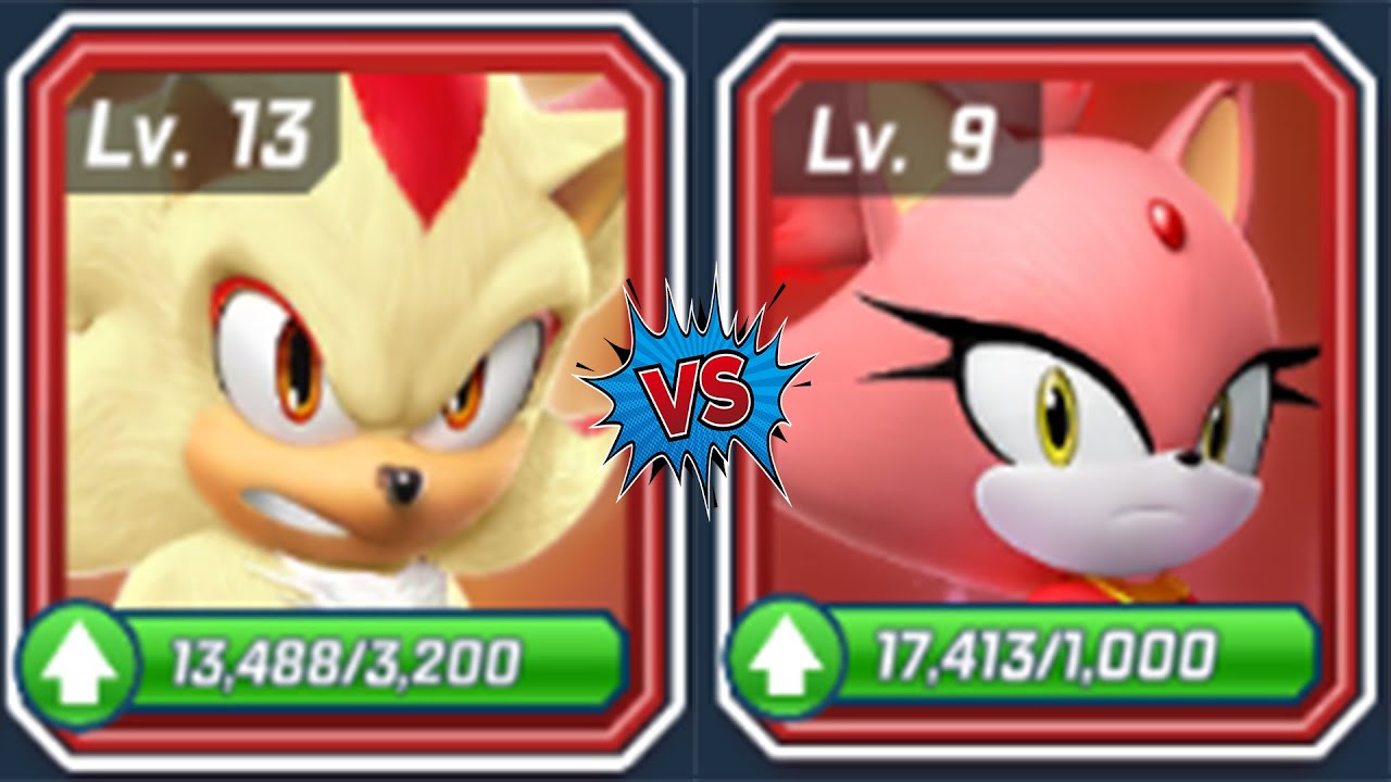 Sonic Forces Speed Battle - Movie Super Shadow vs Burning Blaze (android, ios) Gameplay