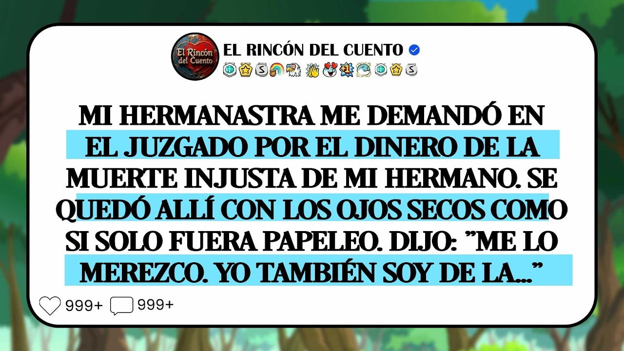 Mi Hermanastra Me Demandó Por La Indemnización De Mi Hermano. El Juez Leyó Una Frase Y Todo Cambió.