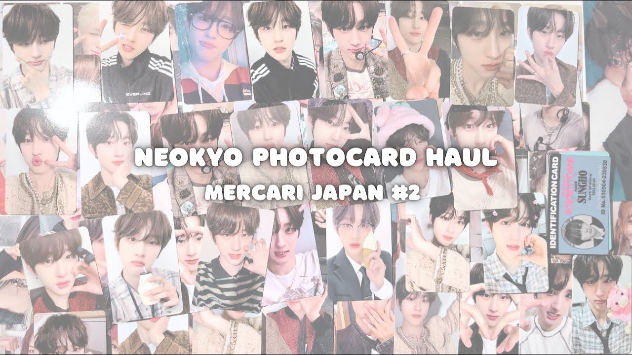Neokyo photocard haul! #2 ft. straykids , drippin, unis , theboyz & more!