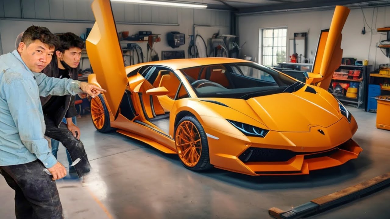 Building a Lamborghini Revuelto Supercar Completed The Door After 50 Days