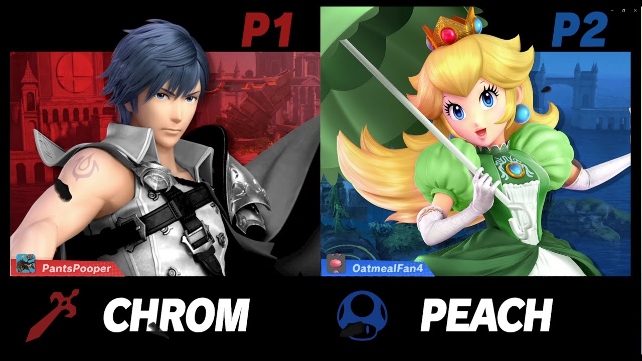 Theft (Chrom, Roy, Link) vs. Sweatpants (Peach, Inkling, Toon Link, Mewtwo) - HDR Yuzu Friendlies