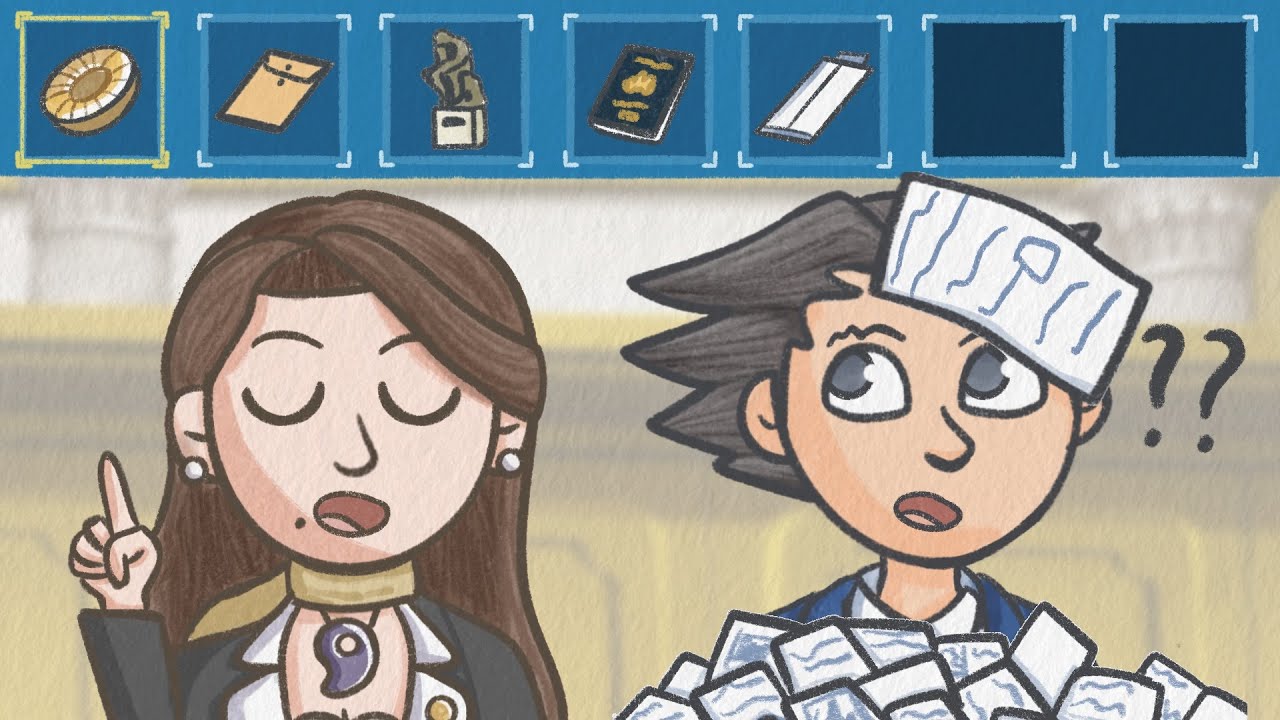 The Objection Song - Animatic (Turnabout: An Ace Attorney Musical)