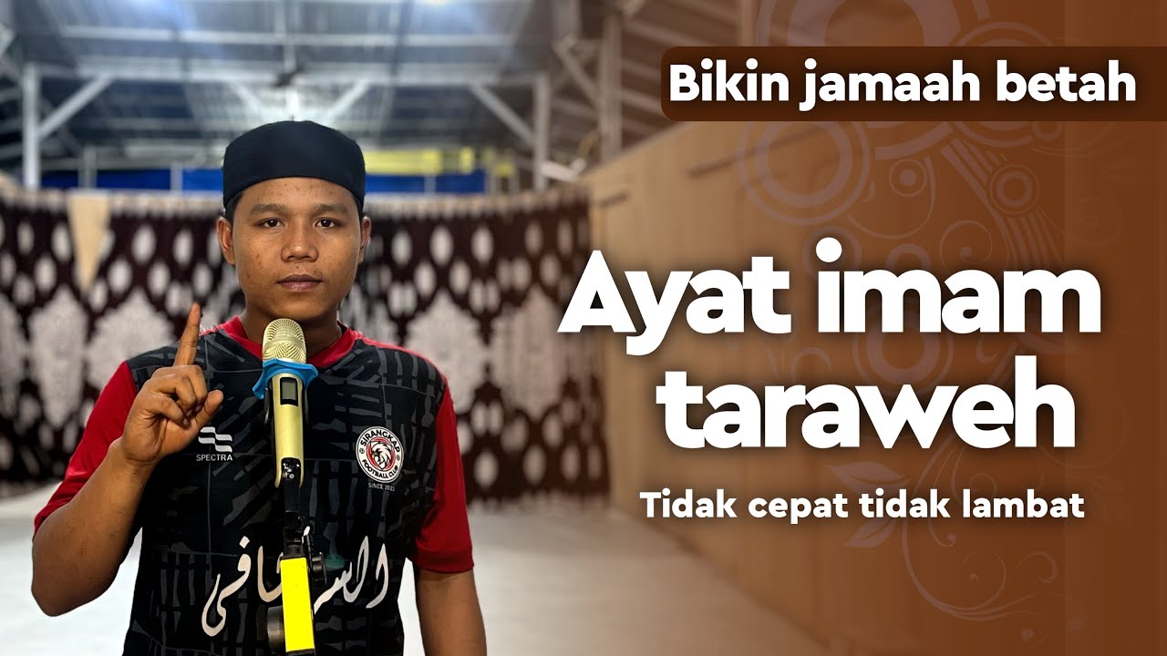 AYAT PENDEK UNTUK IMAM TARAWEKH - tidak cepat dan tidak lambat | Ahmad khoir el