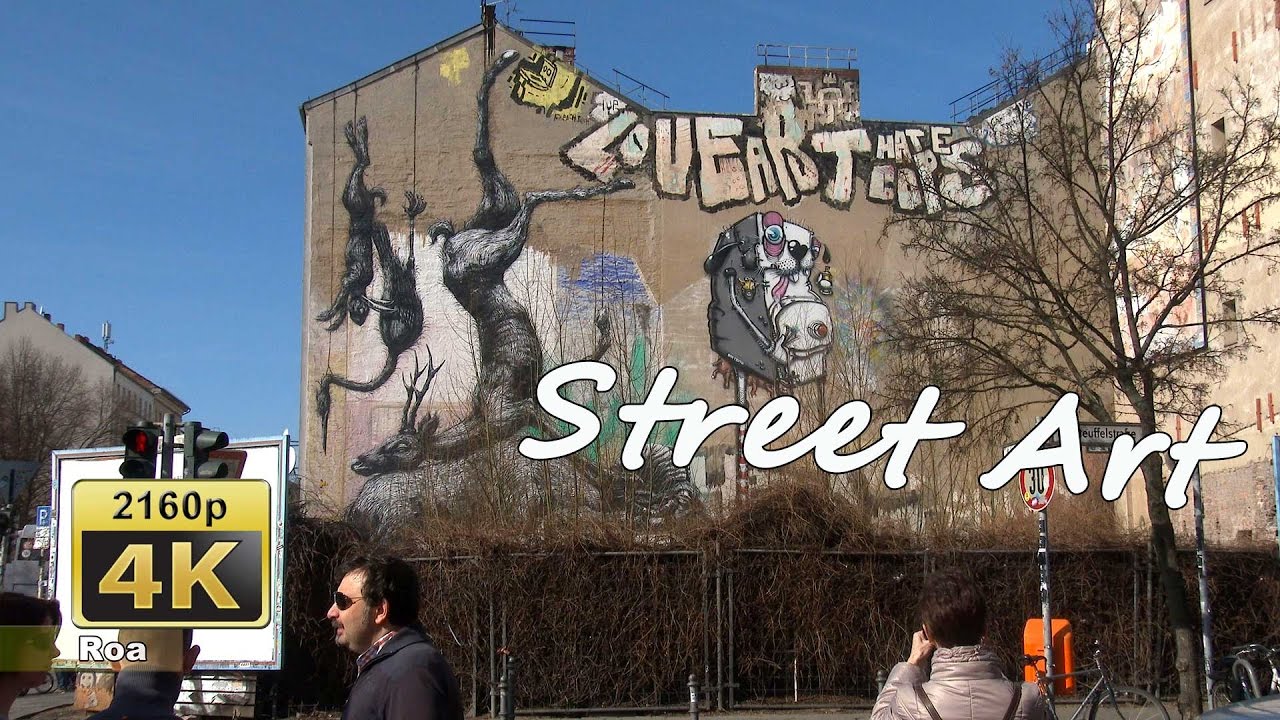Graffiti and Street-Art Tour in Kreuzberg SO 36, Berlin - Germany 4K Travel Channel