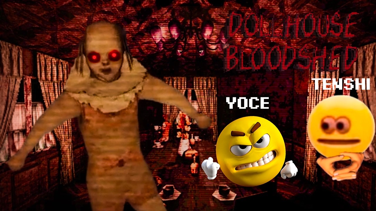 MALDITO BEBE!!! | DOLLHOUSE BLOODSHED #ROBLOX Parte 2 | Gameplay con Nemerio, Tenshi y Yoce