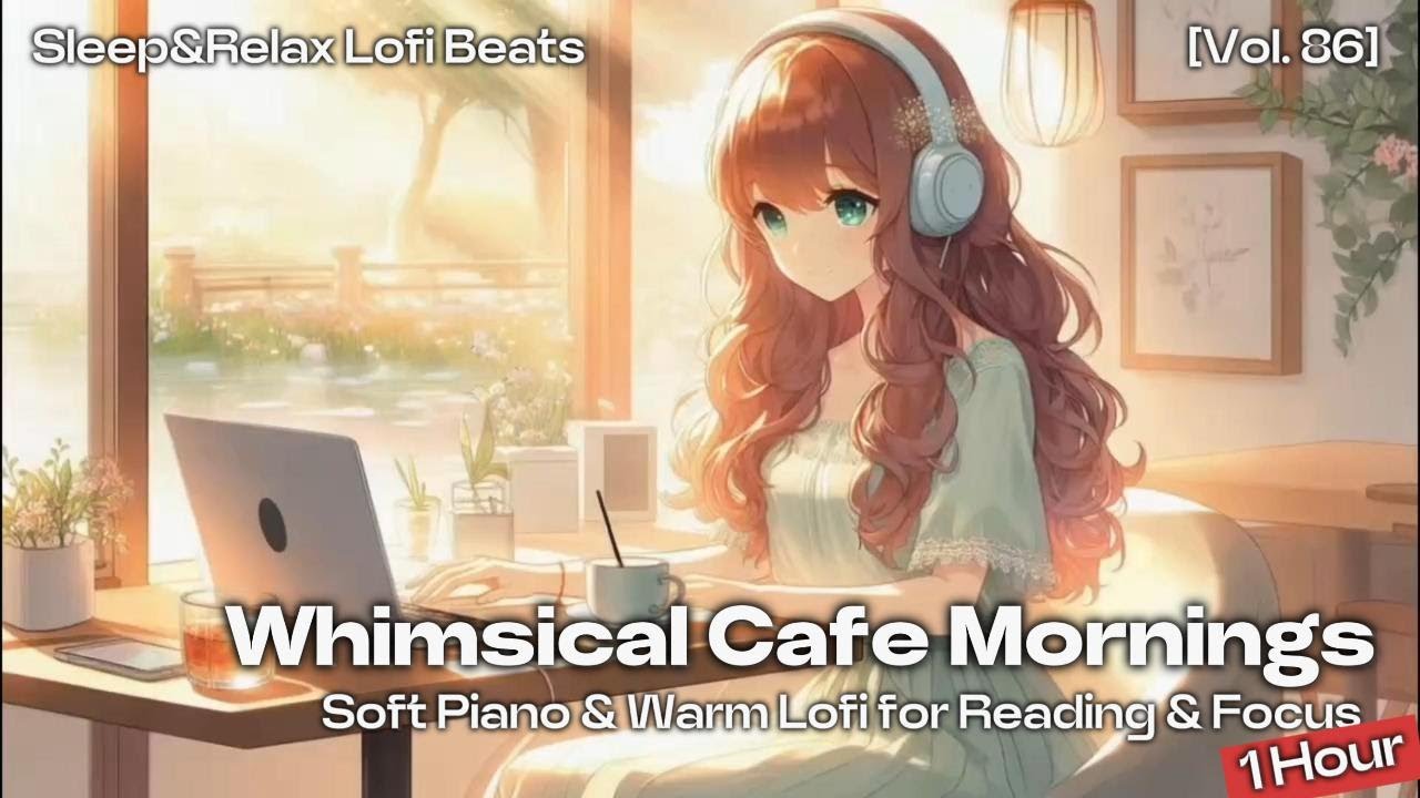 1 Hour of Cozy Book Café Lofi ☕ Soft Piano Beats for Studying & Working (Vol.86)