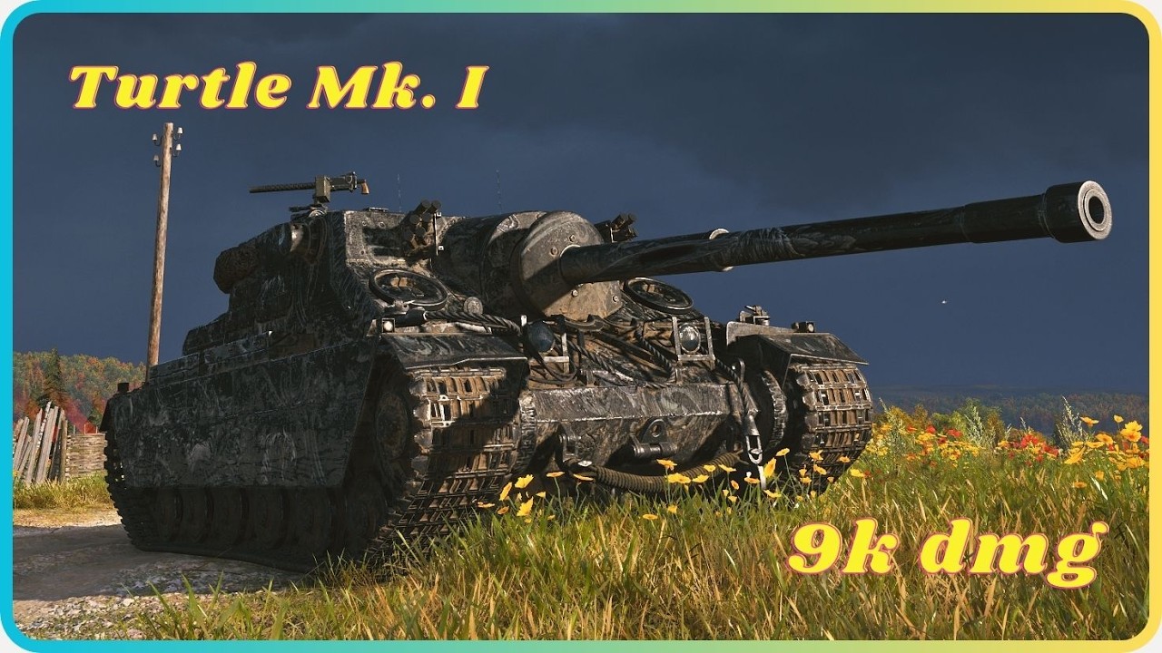 Slow Tank, Brutal Result – 9.2k Damage Turtle.  World of Tanks Top Replays.