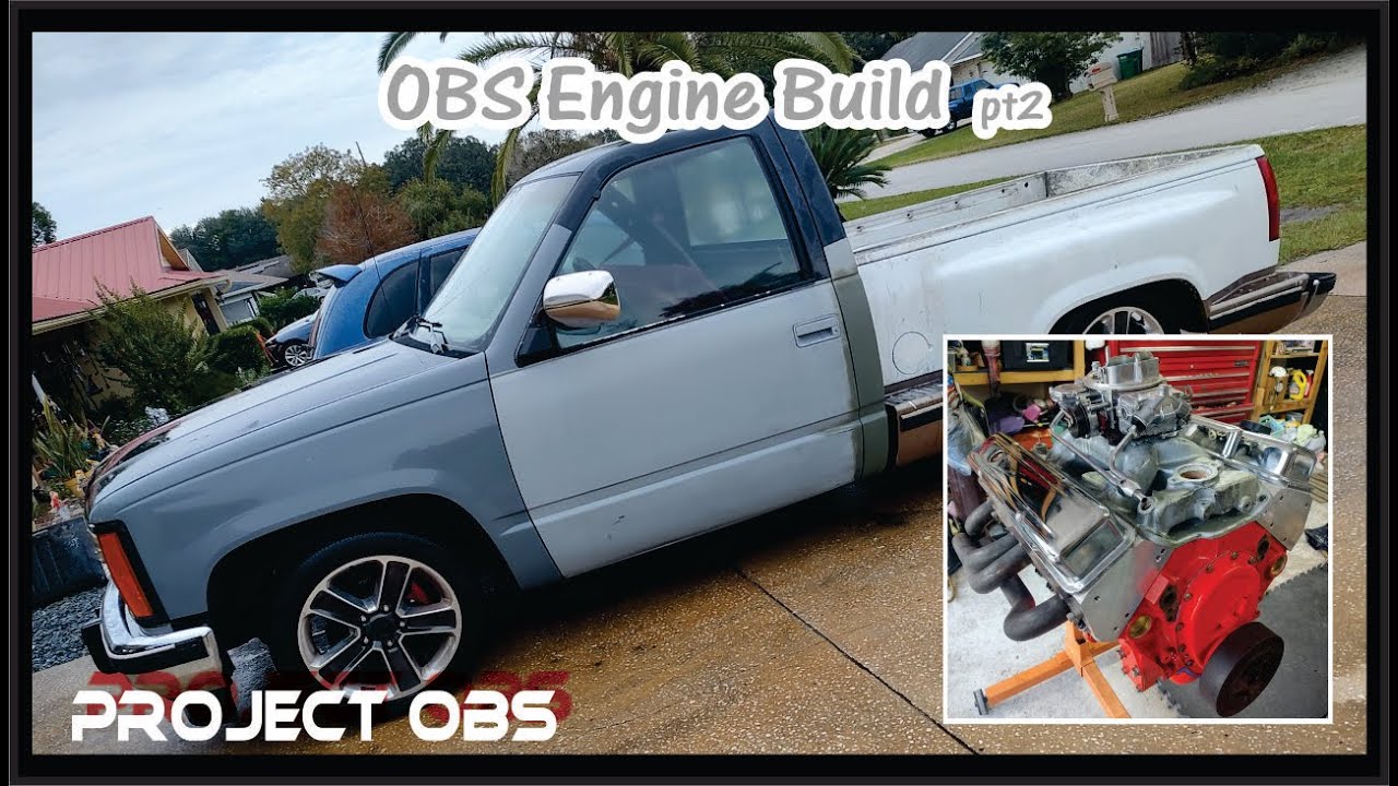 Головки блока цилиндров, купленные на eBay, установлены на двигатель OBS - SBC 350.