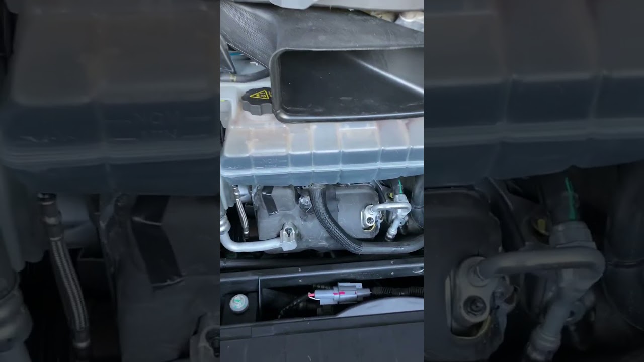 DIY 2016 Tesla Model X P90D AC compressor removal part 1