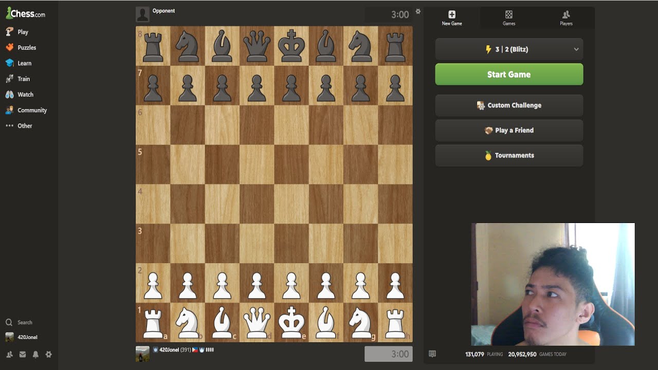 Chess Live muna tayo saglit mga ropa! Join with me!