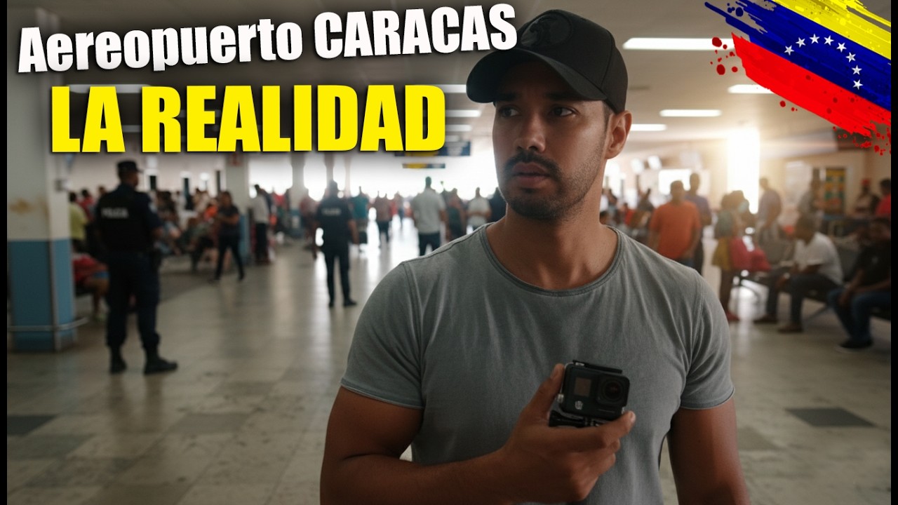 ¡Me PROHIBIERON GRABAR en el aeropuerto de VENEZUELA! (La realidad en Maiquetía)
