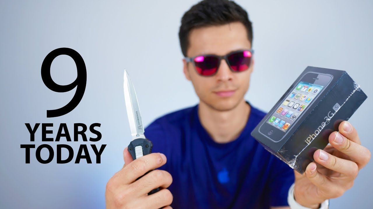 Распаковка iPhone 3G! Сегодня ему 9 лет!