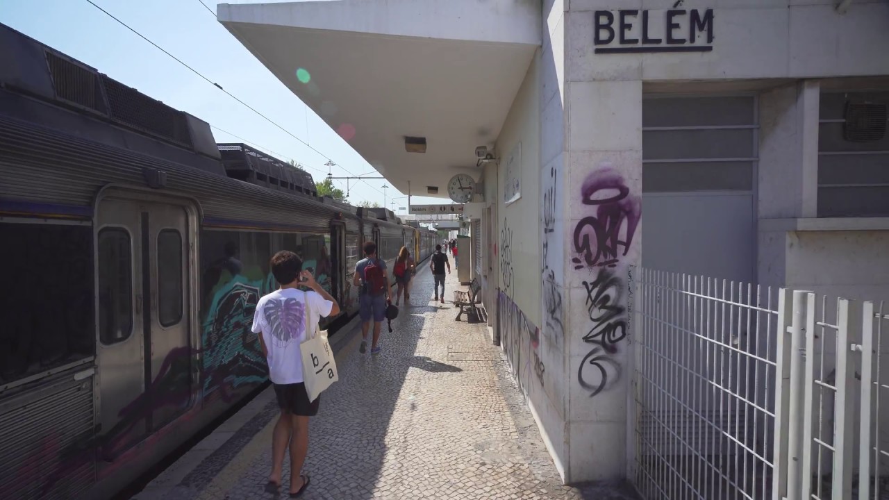 Portugal, Lisbon, train ride from Caxias to Belém