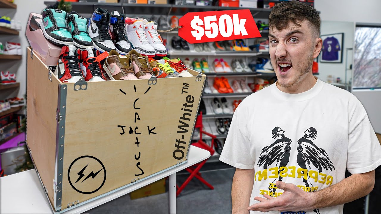Unboxing A $50,000 Sneaker Mystery Box...