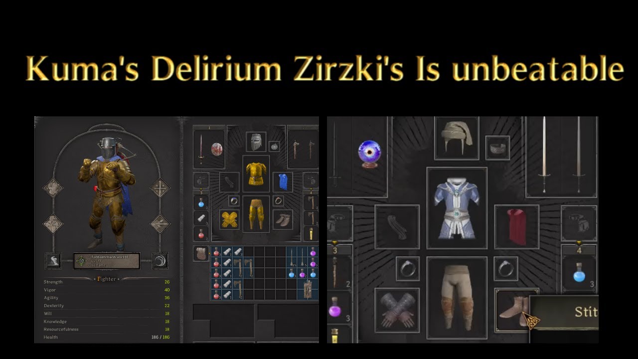 Running Kuma's Claw, Delirium, Zirzki's Eye in Duos | 16 SK profit | Dark and Darker