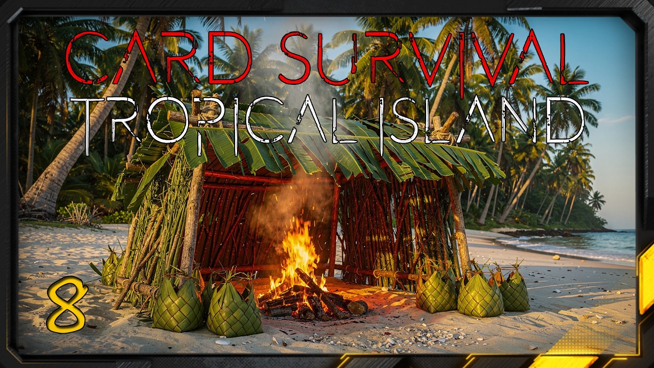 Live 🔴 E08 🌴 CZY TO JEST NAJTRUDNIEJSZY SURVIVAL EVER? | Card Survival: Tropical Island 💀