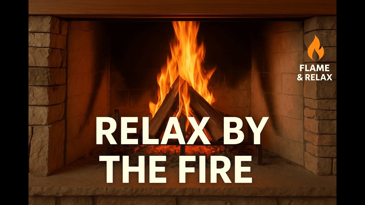 Animated Cozy Fireplace | No Transition Loop for Meditation