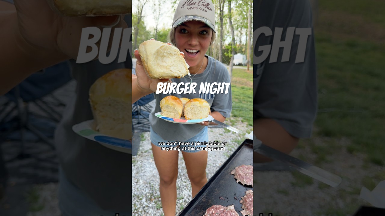 I highly recommend making your own buns #camperlife #rvliving #bluecollarwife #burgernight #grilling