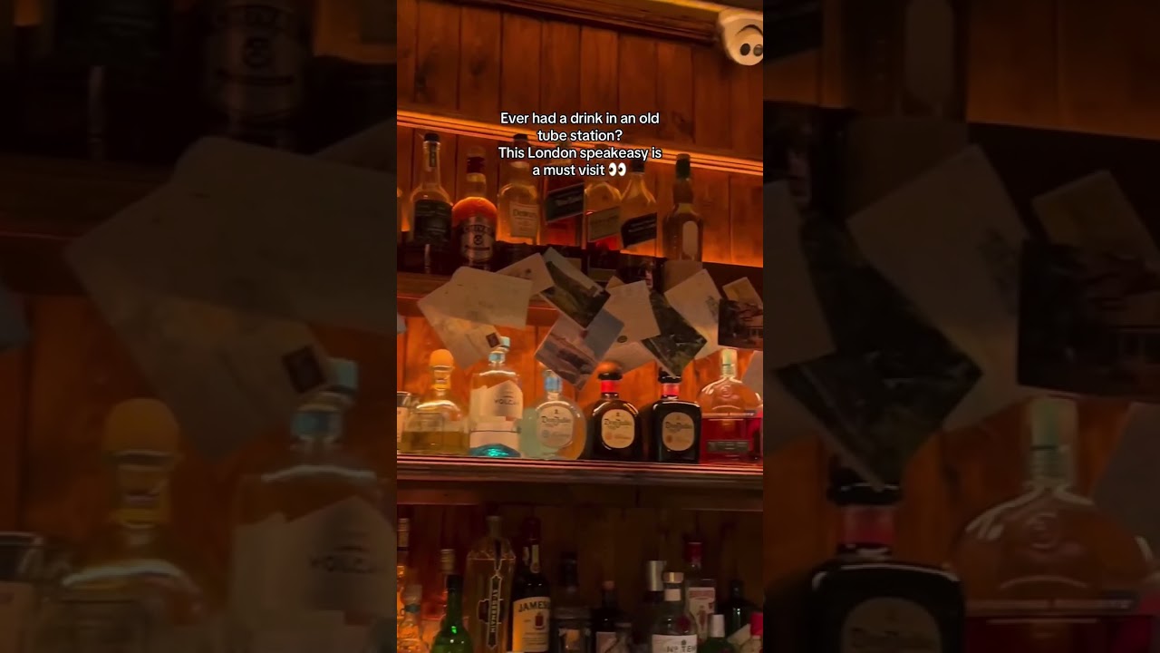 Vintage Speakeasy Vibes in London 🍷 | Video Credits 🎥 @housetomotive via Instagram