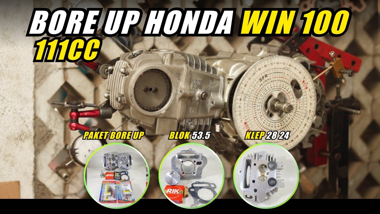 PASANG PAKETBORE UP HONDA WIN 100 111CC FULL BRT