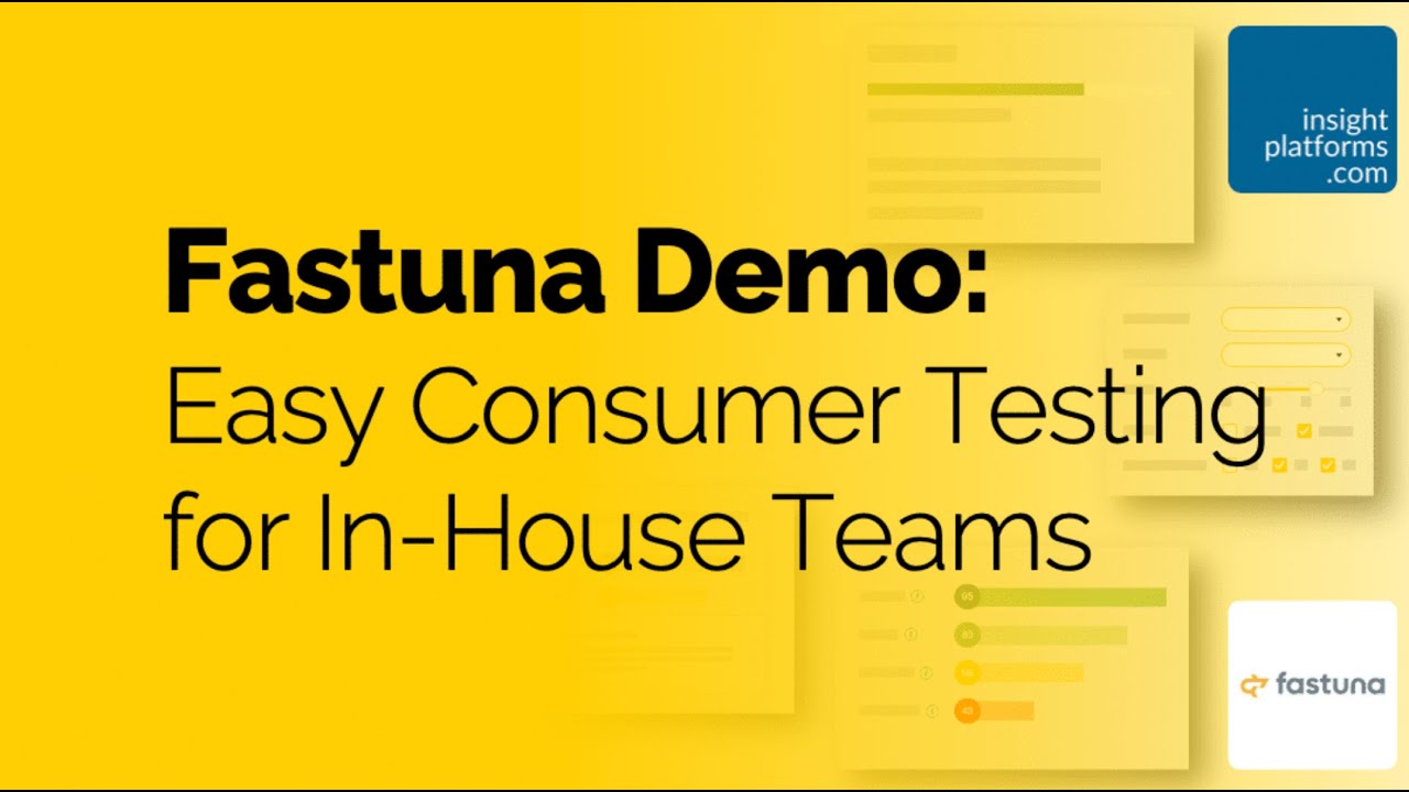 Easy Consumer Testing for In-House Teams / Fastuna
