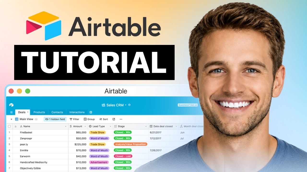 Airtable Tutorial 2026: How To Use Airtable For Beginners