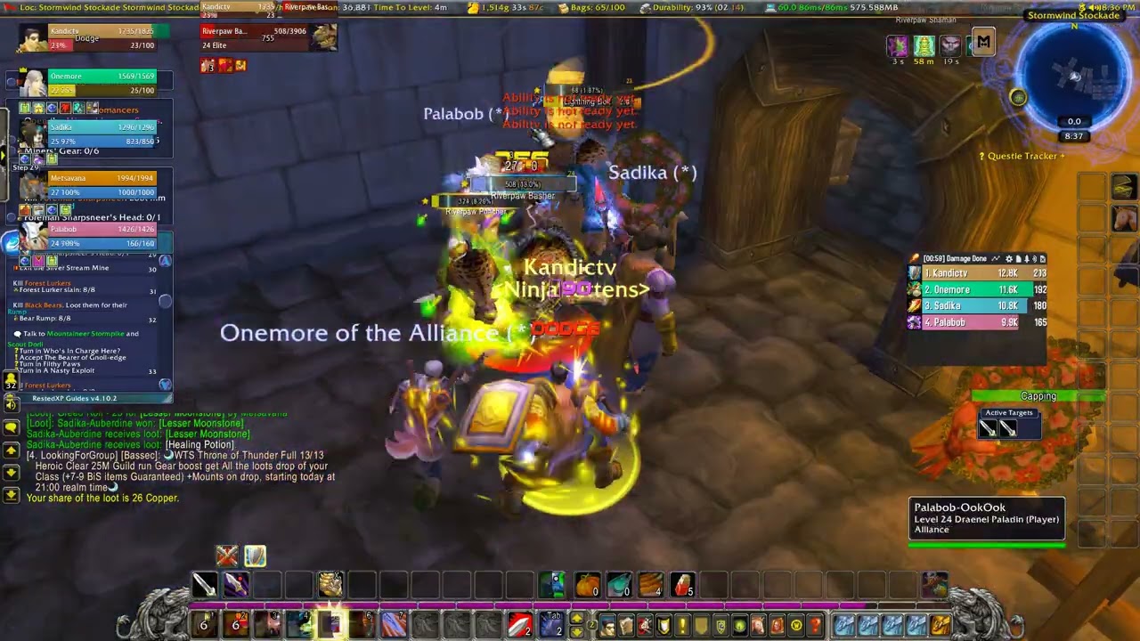 MOP - Level 24-25 - Tanking The Stockades