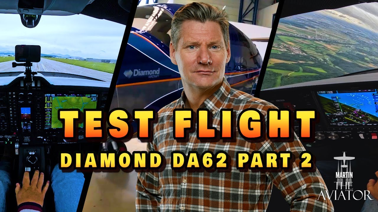 Test flight - Diamond DA 62 (part 2) together with Micke Lang - episode 07