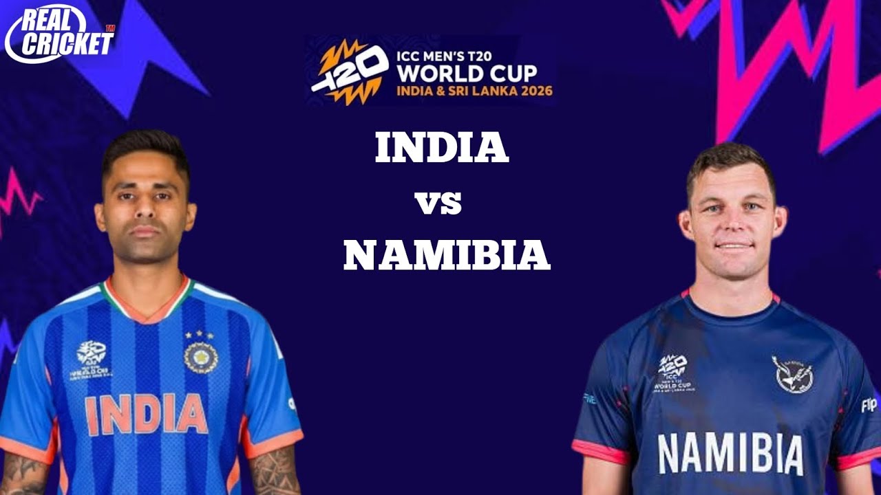 India vs Namibia | T20 WC 2026 | Expert mode | krafton | real cricket 