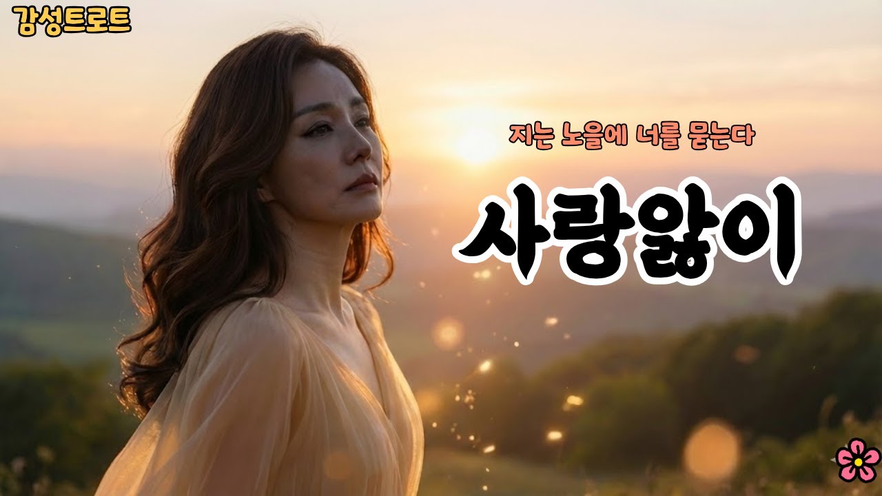 [감성트로트]사랑앓이- 노을처럼 번지는 너....