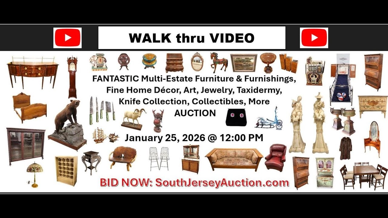** WALK thru VIDEO for January 25th Snowy Sunday Fun-Day so you can BID with CONFIDENCE **