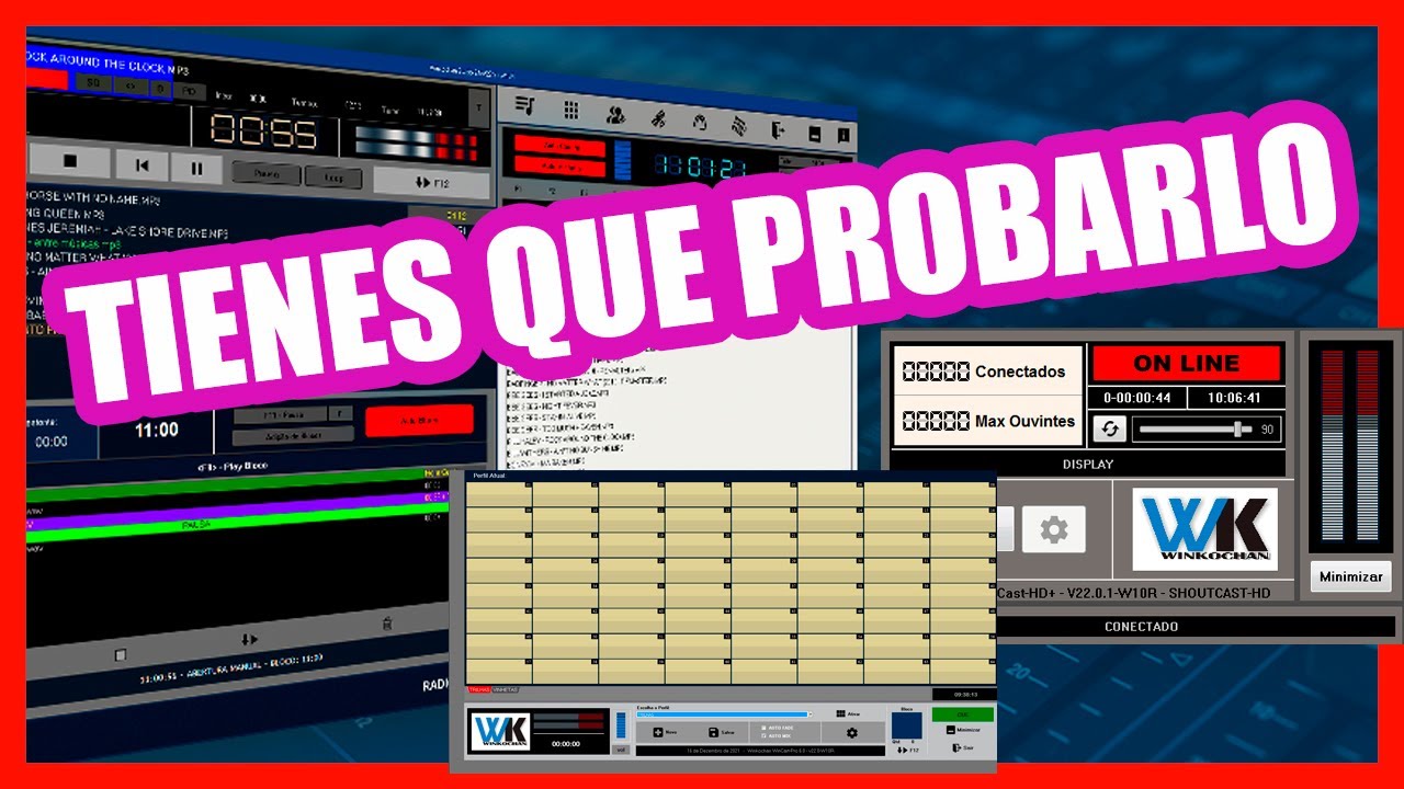 🔴WINKOCHAN🔴 Automatizador de RADIO PARA EMITIR , Grabar y con BOTONERA INCLUIDA 💥[DEBES PROBARLO]💥