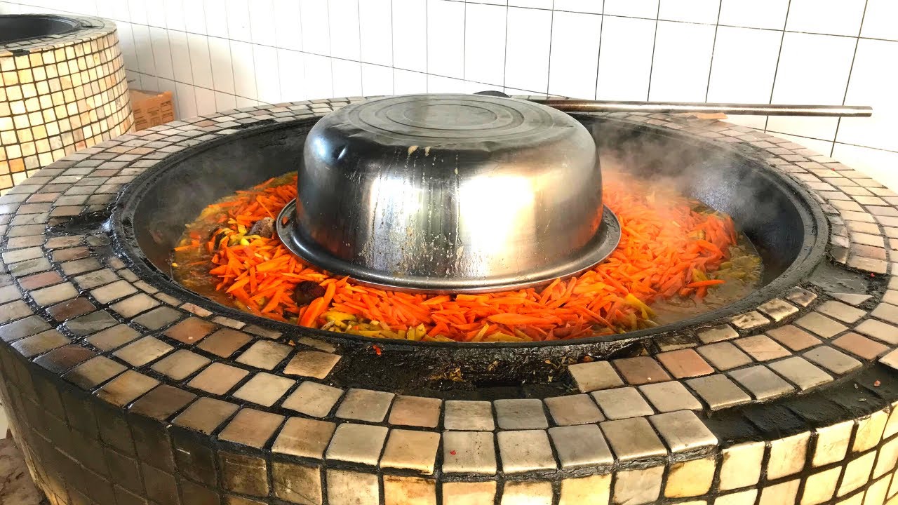 ÖZBEKİSTAN TAŞKENT'TE MEŞHUR ÖZBEK PİLAVI MERKEZİNDEYİM🔥 EFSANE BİR LEZZET!! 🔥 Pilav Nasıl Yapılır?