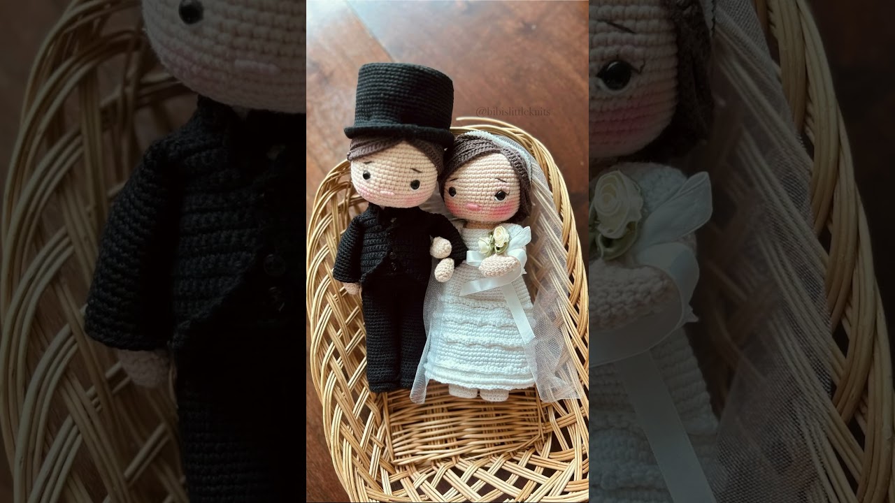 Married Couple Amigurumi 💘 #amigurumi #amigurumiscrochet #crochet #handmade #amigurumilove