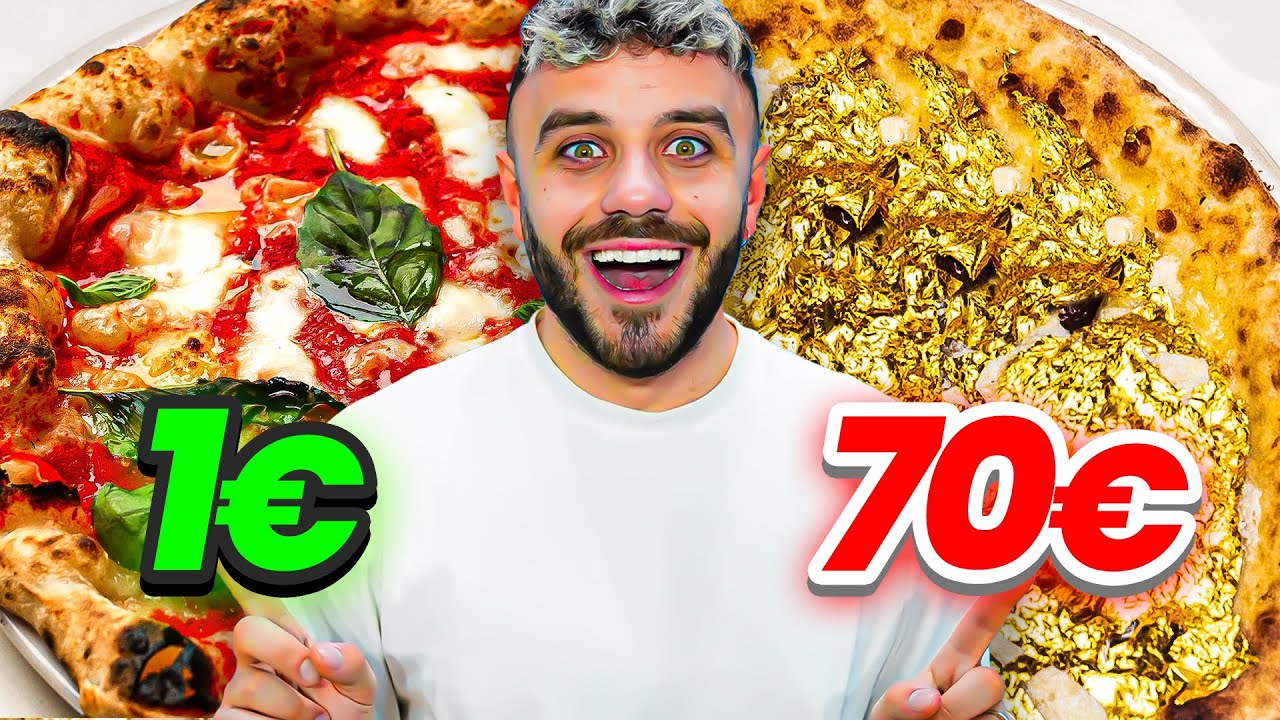 🍕1&euro; PIZZA vs 70&euro; PIZZA!!! 💶
