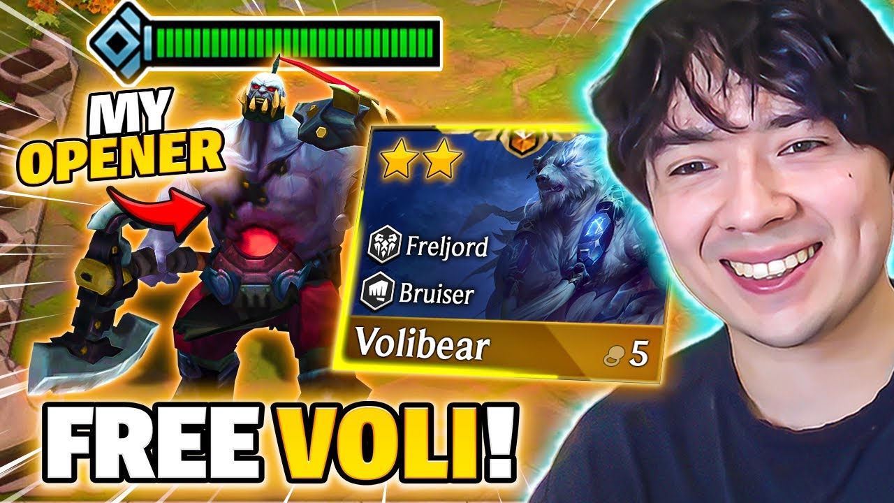 I Started The Game Stacking A 2 Star Sion's HP... Volibear Was FREE!