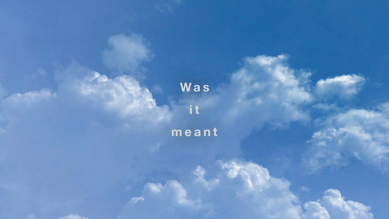 Ward Thomas - Meant To Be (Just Pool Remix)[LYRIC VIDEO]