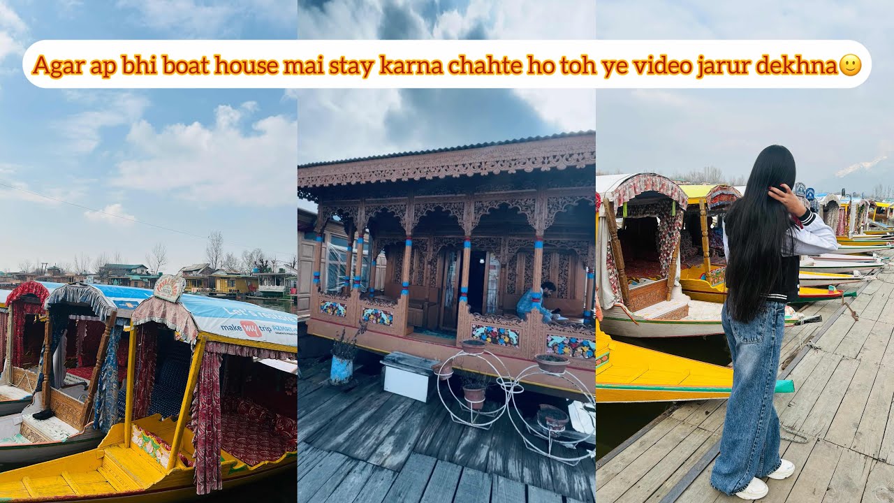 Day-2 experience in boat house Srinagar Kashmir📍❤️