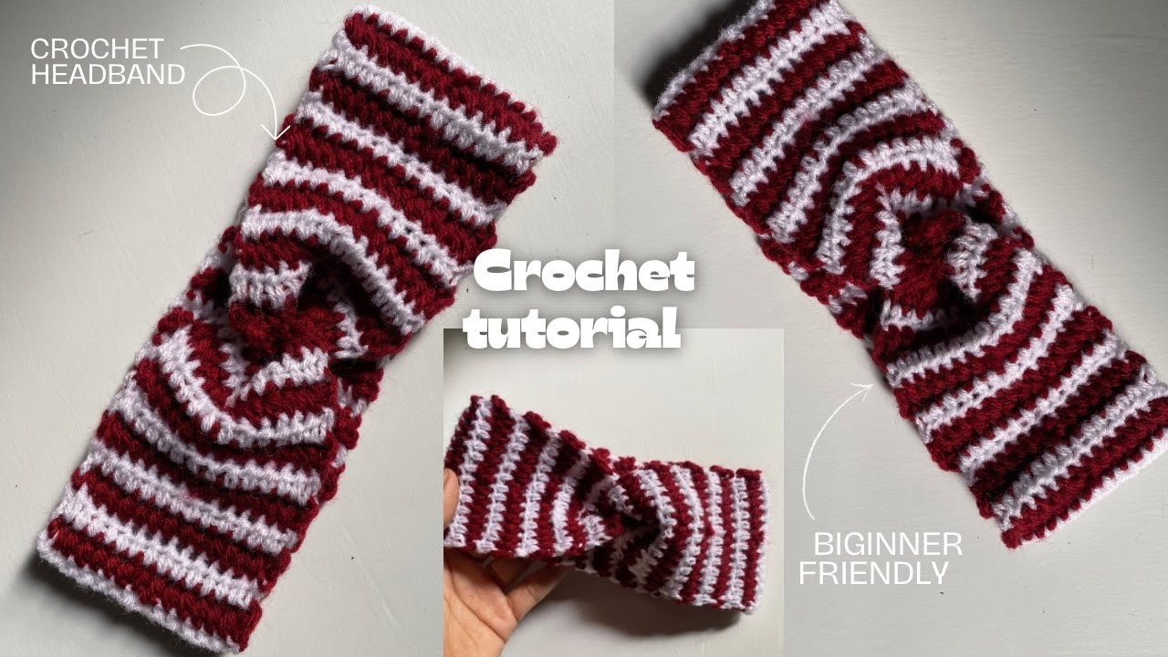 Easy Twisted Crochet Headband Tutorial | Beginner Friendly DIY Crochet Headband