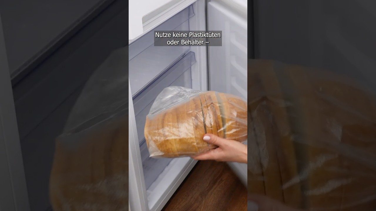 Ich habe mein ganzes Leben lang diesen Fehler beim Einfrieren von Brot gemacht