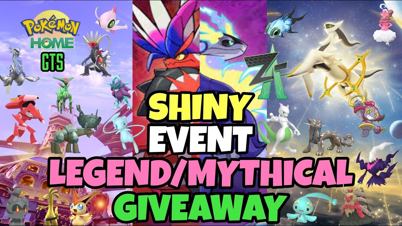 Pokémon Legends ZA⚪Scarlet/Violet🟣Sword/Shield🔵Home GTS Giveaway🟢