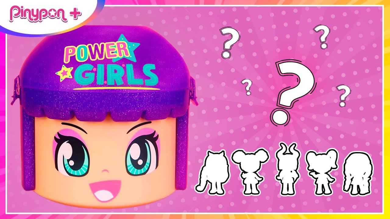 ¡POWER GIRLS ! ✨ TÊTE GÉANTE PLEINE de PINYPONS 😱 PINYPONS en TRAIN de S'AGITER l🌈 L'Univers Pinypon