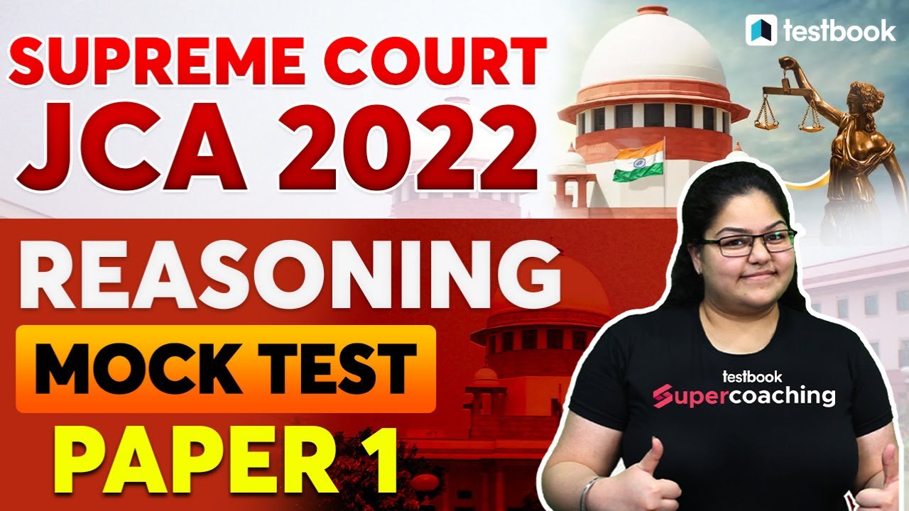 Supreme Court JCA 2022 | Reasoning | Paper 1 | Supreme Court Junior Court Assistant | By Neha Mam