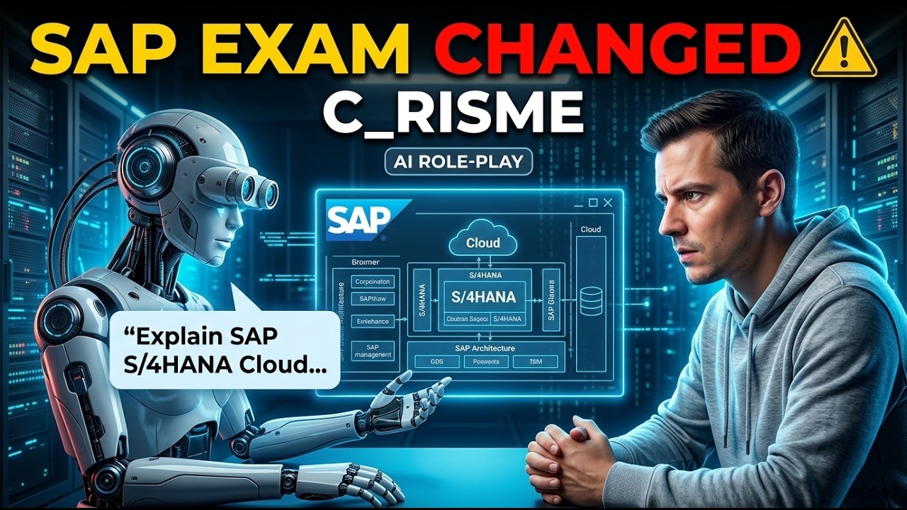 Новый формат экзамена SAP C_RISME 2026 | Объяснение сценариев ролевых игр с использованием ИИ | С...