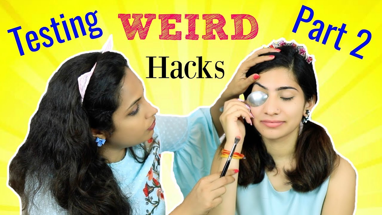 Testing WEIRD Beauty Hacks - Part 2 | Shruti Arjun Anand