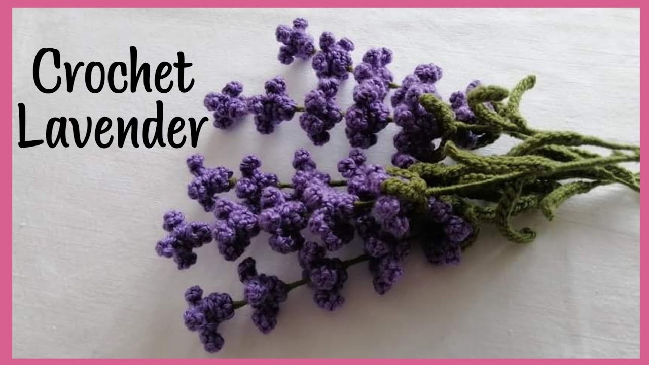 Crochet Lavender Blossom (fast & easy)