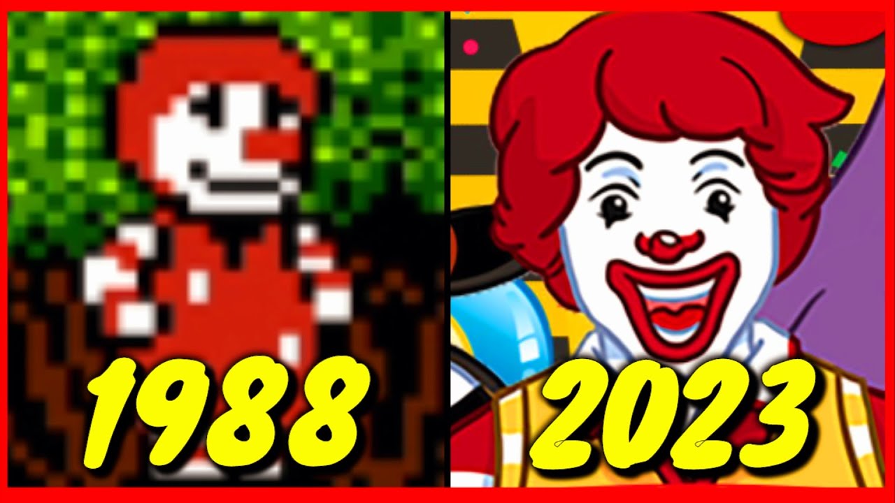 Evolution Of McDonald Games 1988-2023