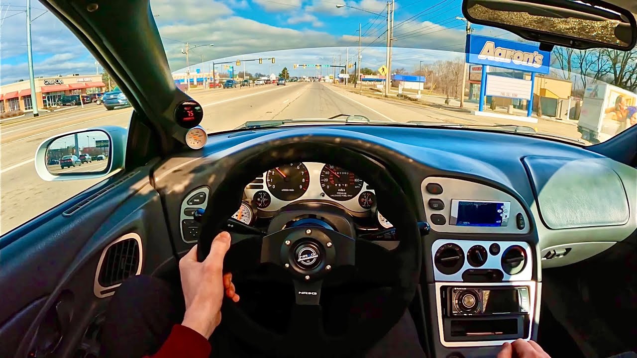 POV 30 PSI Turbo ASMR | Mitsubishi Eclipse BOV Flutter & Hard Pulls